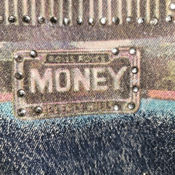 DENIM Vintage Hand painted Jacket - Picture 8 of 14